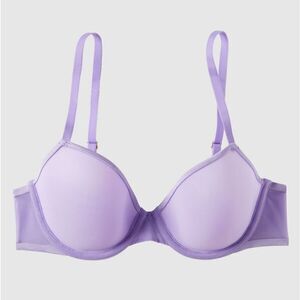 New‎ With Tags La Senza Size 34A The Spacer Lightly Lined Purple Demi Bra
